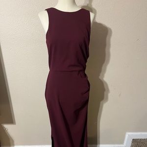 Burgundy/ Plum/ Dark Red Wedding or Formal Dress Size 8
